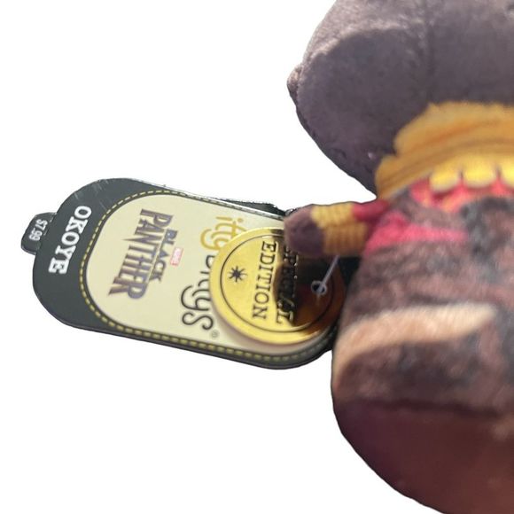 2 Hallmark Itty Bittys Okoye Black Panther Plush Stuffed Special Edition Marvel - Picture 4 of 13